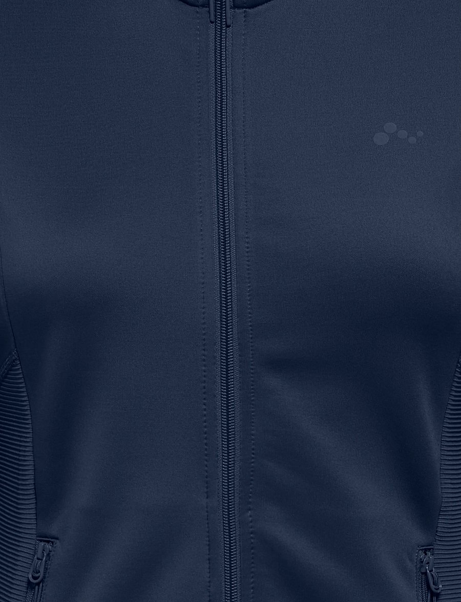 Only Play - ONPJETTA HN FZ LS FLEECE JCK NOOS - overdele - dress blues - 2