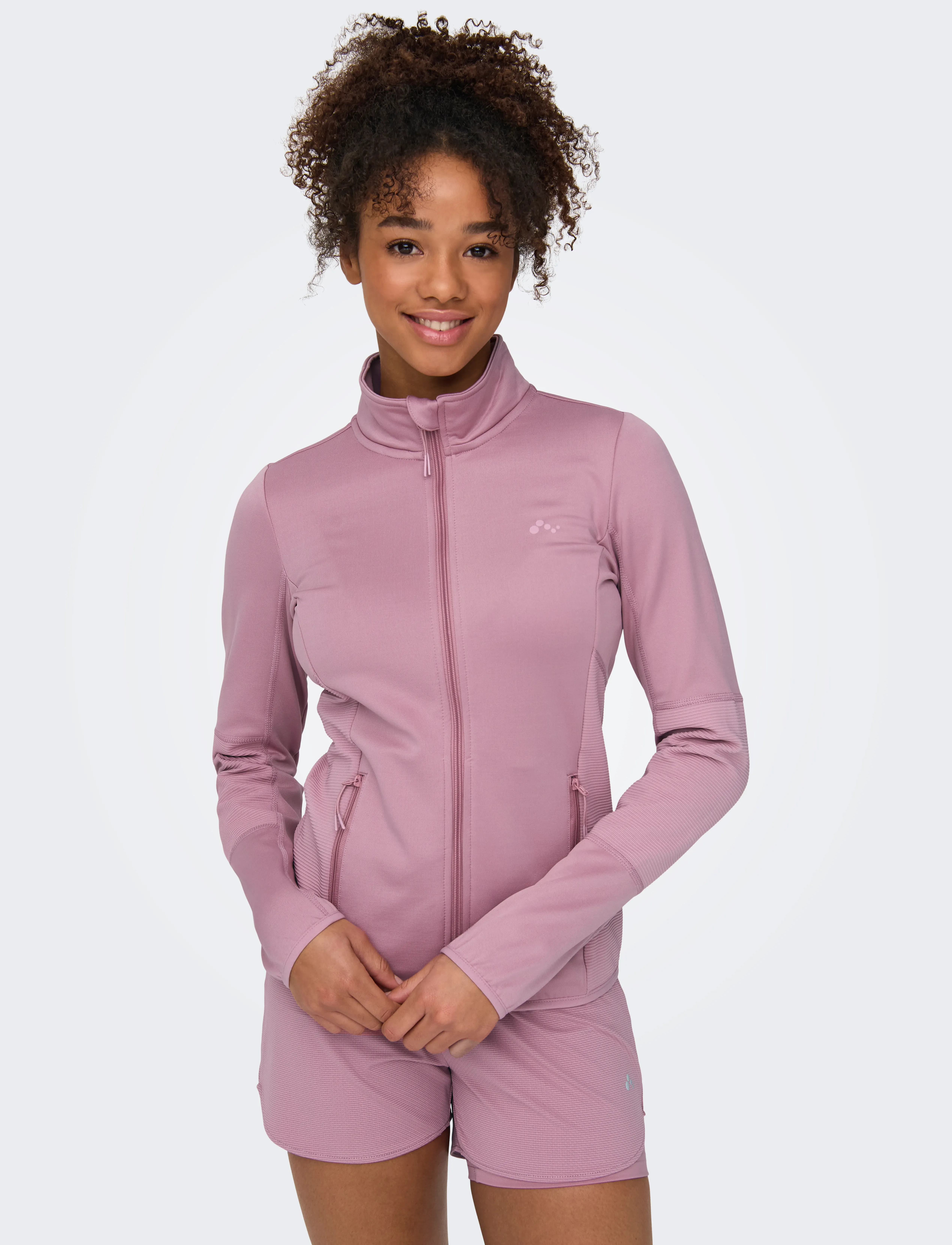 Only Play - ONPJETTA HN FZ LS FLEECE JCK NOOS - overdele - lilas - 5