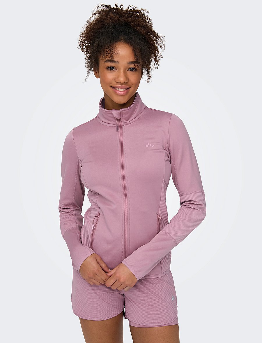 Only Play - ONPJETTA HN FZ LS FLEECE JCK NOOS - overdele - lilas - 5