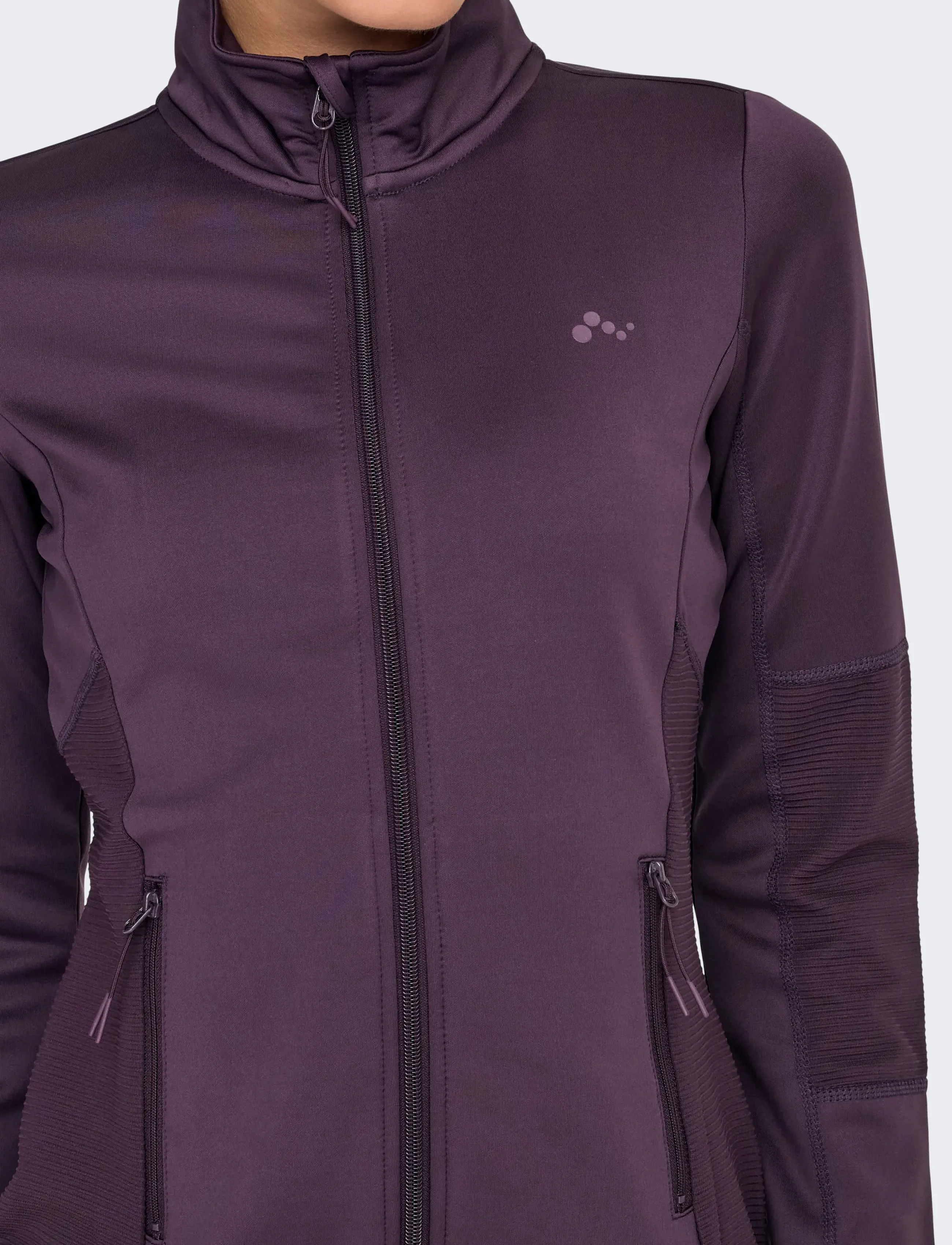 Only Play - ONPJETTA HN FZ LS FLEECE JCK NOOS - die niedrigsten preise - plum perfect - 5