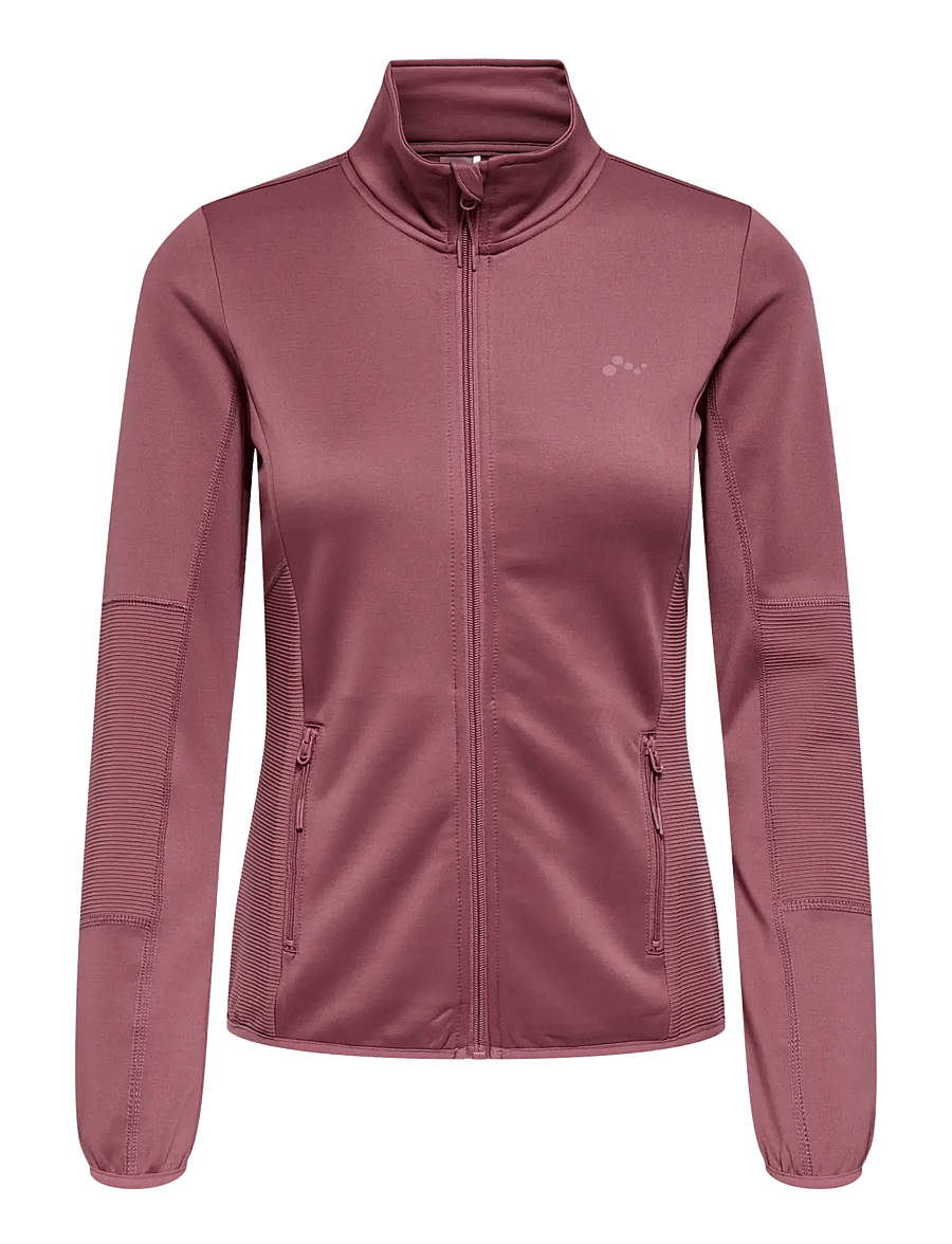 Only Play - ONPJETTA HN FZ LS FLEECE JCK NOOS - overdele - rose brown - 0