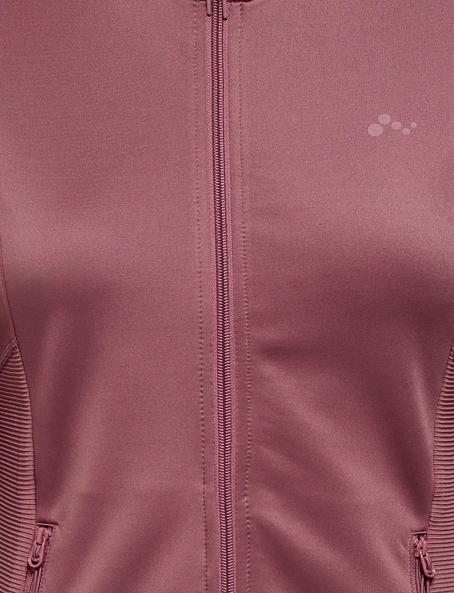 Only Play - ONPJETTA HN FZ LS FLEECE JCK NOOS - overdele - rose brown - 2