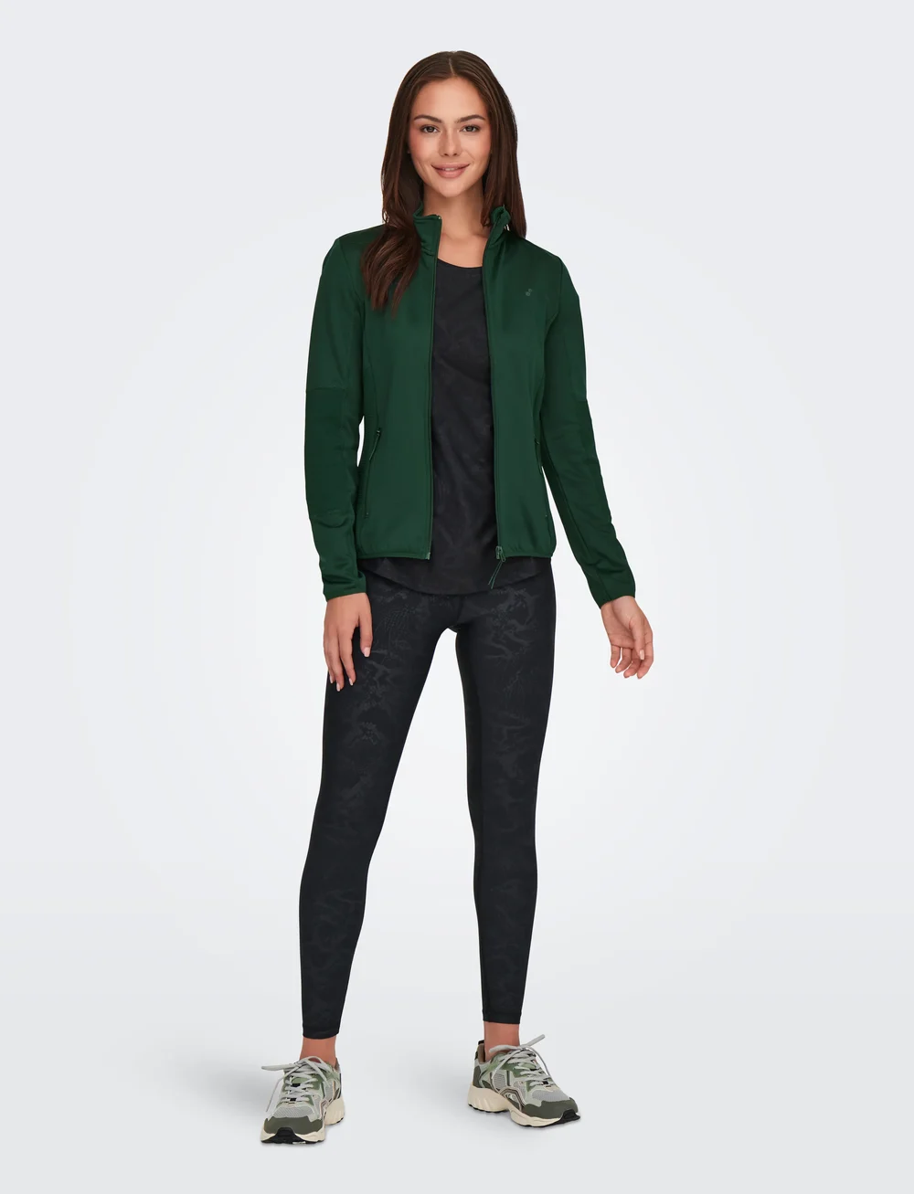 Only Play - ONPJETTA HN FZ LS FLEECE JCK NOOS - fleece & midlayer - scarab - 4