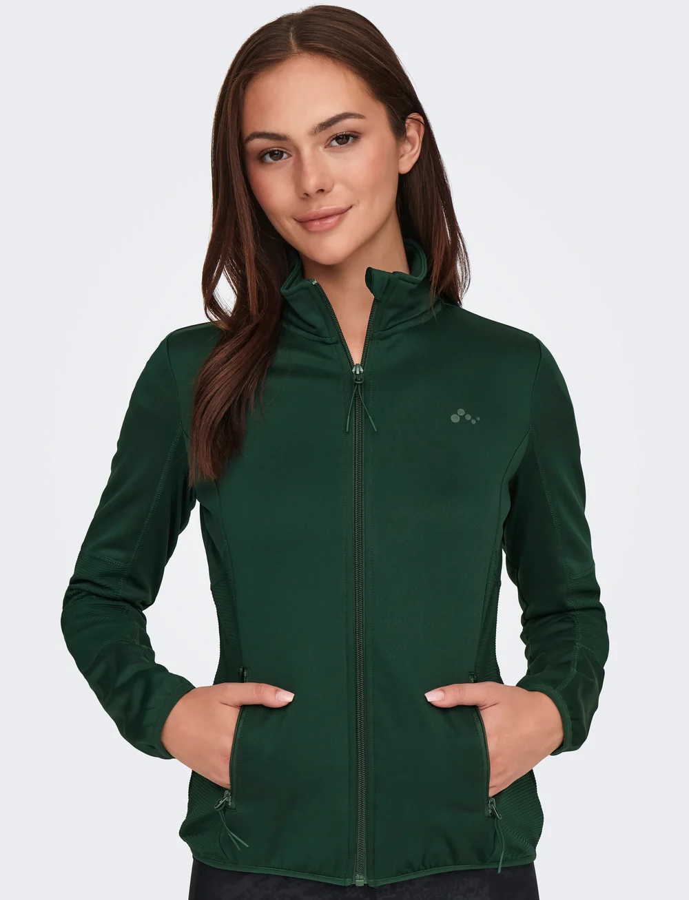 Only Play - ONPJETTA HN FZ LS FLEECE JCK NOOS - fleece & midlayer - scarab - 5