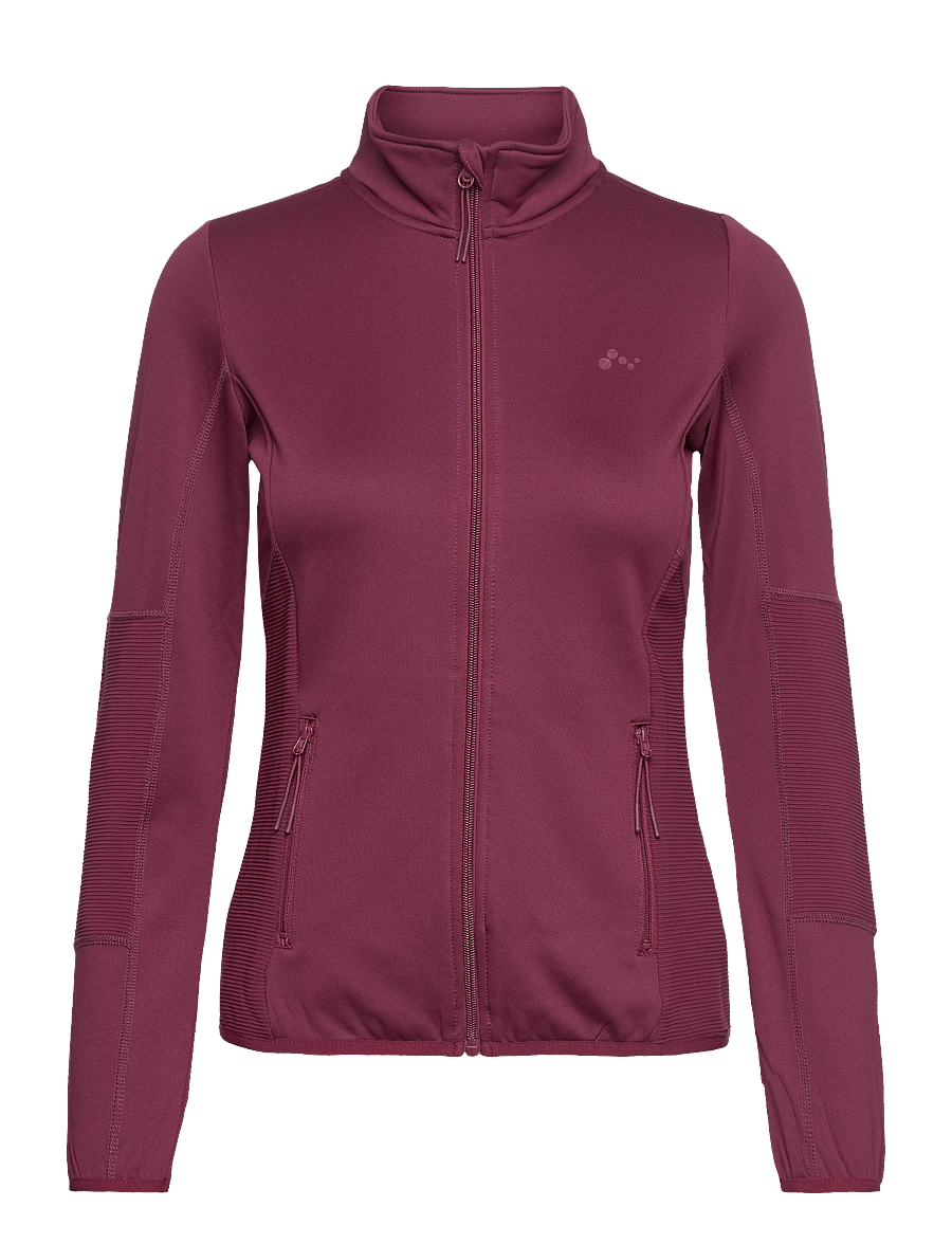 Only Play - ONPJETTA HN FZ LS FLEECE JCK NOOS - viršutinės dalies drabužiai - windsor wine - 1