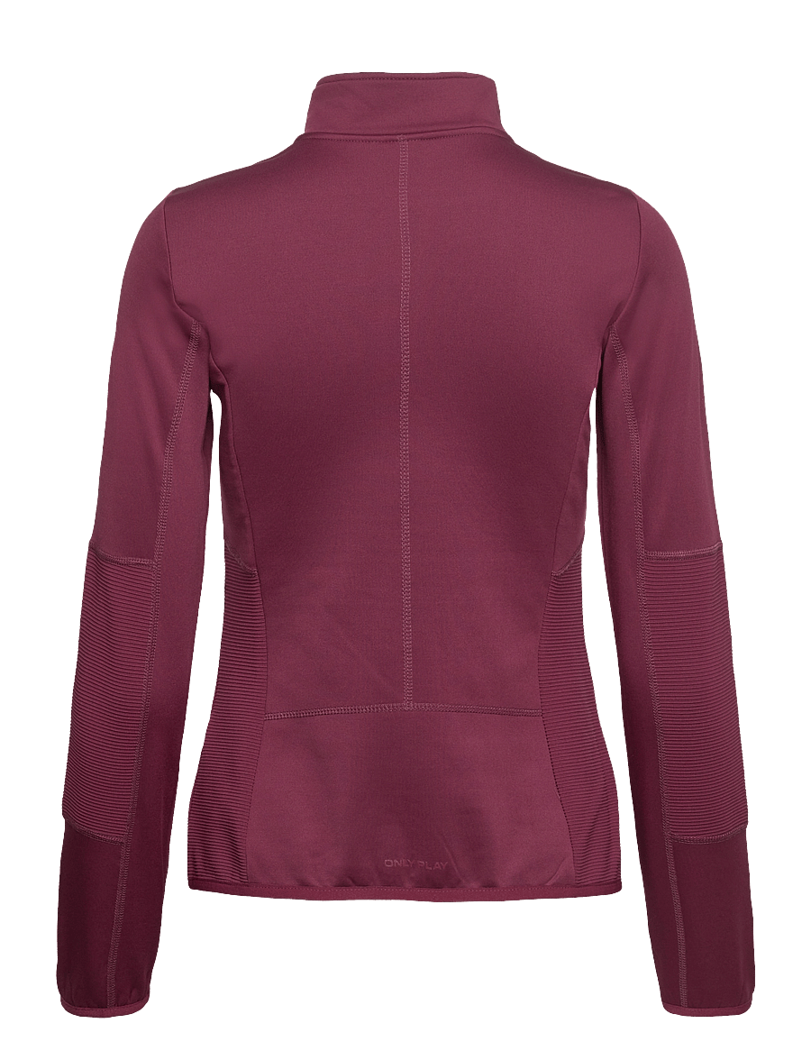 Only Play - ONPJETTA HN FZ LS FLEECE JCK NOOS - viršutinės dalies drabužiai - windsor wine - 2
