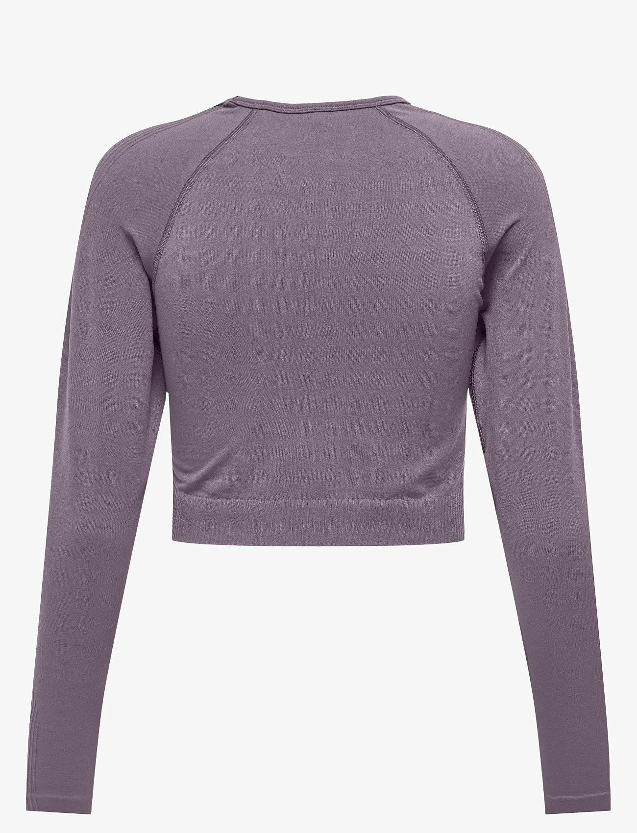 Only Play - ONPJIJI SEAM LS TOP - crop tops - gray ridge - 1