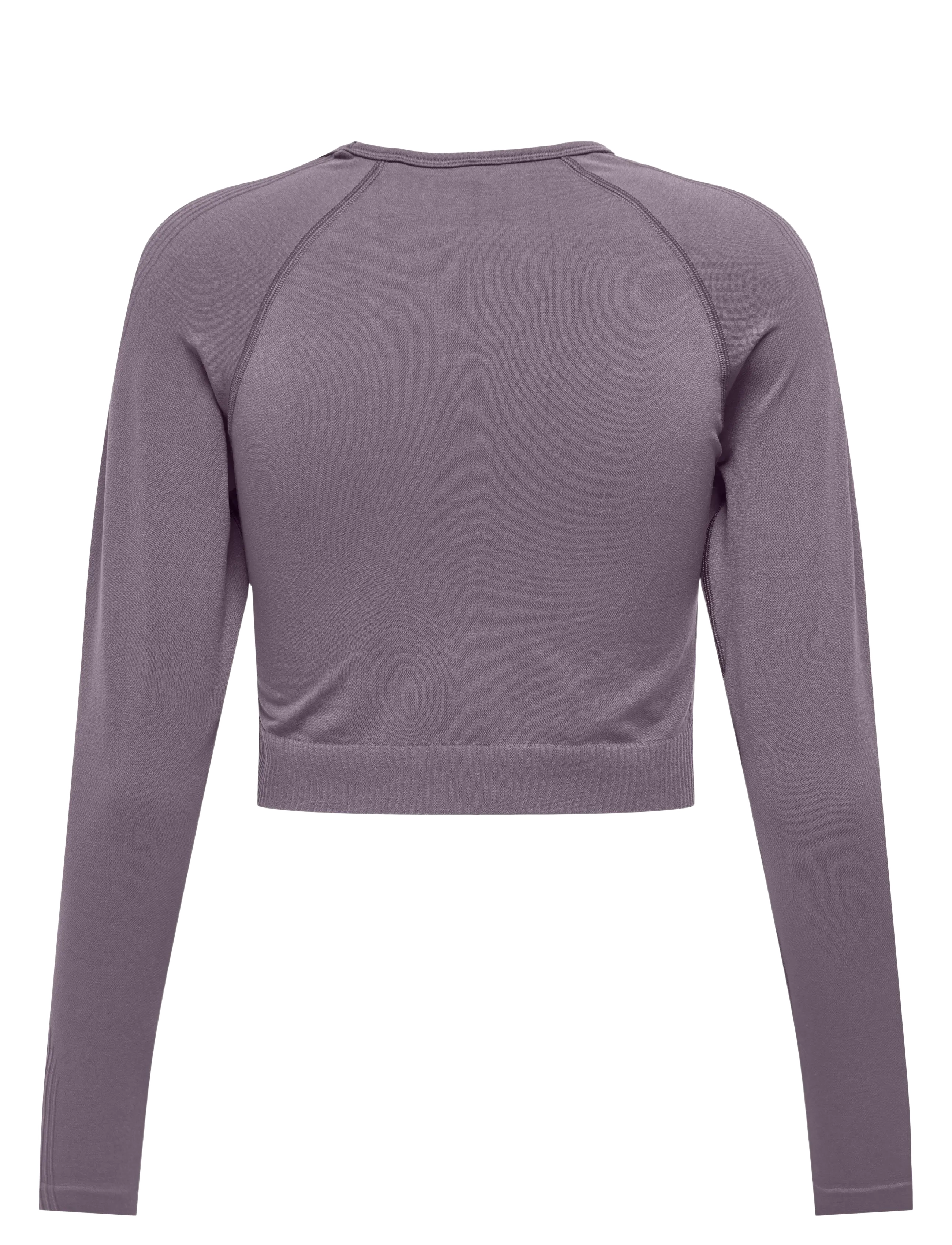 Only Play - ONPJIJI SEAM LS TOP - crop tops - gray ridge - 1