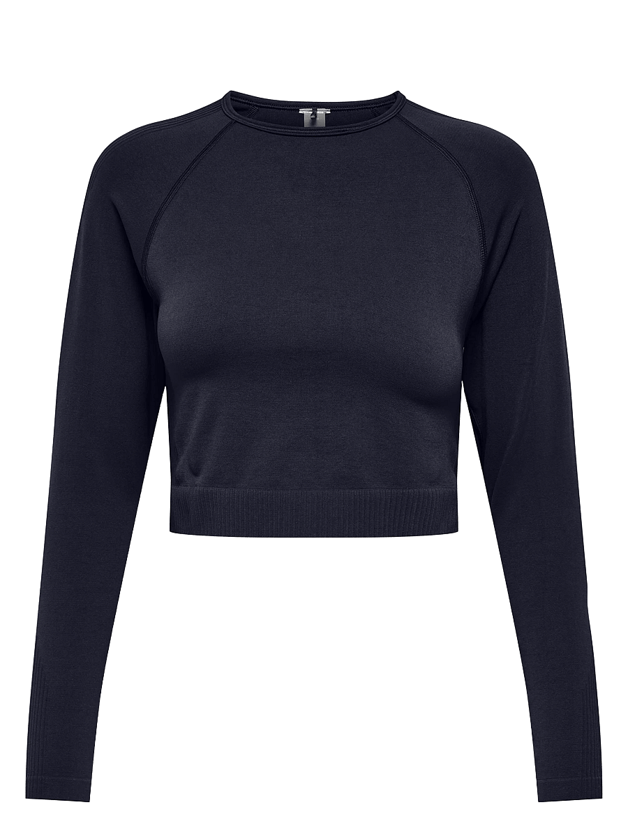 Only Play - ONPJIJI SEAM LS TOP - crop tops - night sky - 1
