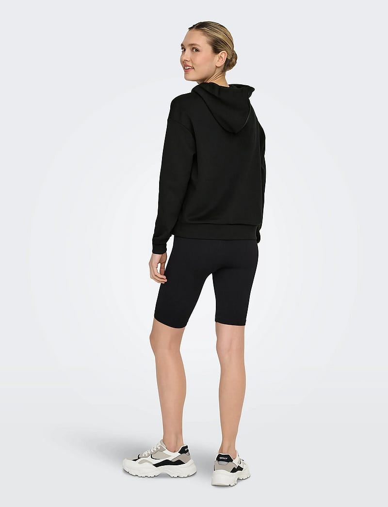Only Play - ONPLOUNGE LIFE HOOD LS SWT NOOS - sweatshirts - black - 3