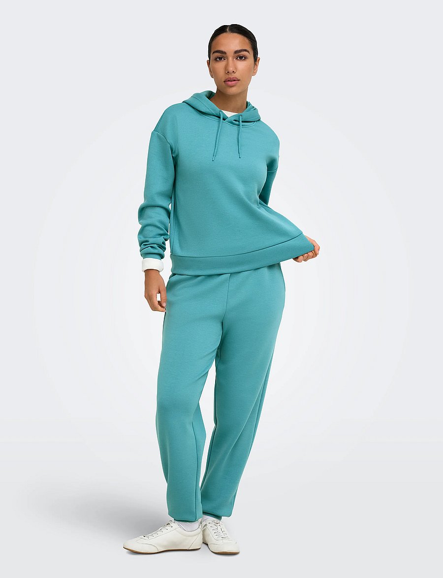 Only Play - ONPLOUNGE HOOD LS SWT NOOS - overdele - brittany blue - 4