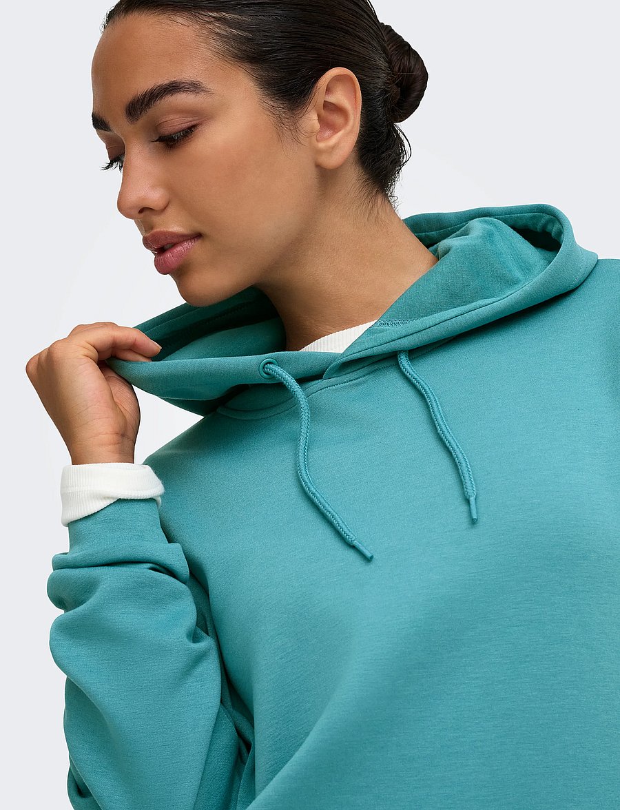 Only Play - ONPLOUNGE HOOD LS SWT NOOS - overdele - brittany blue - 5