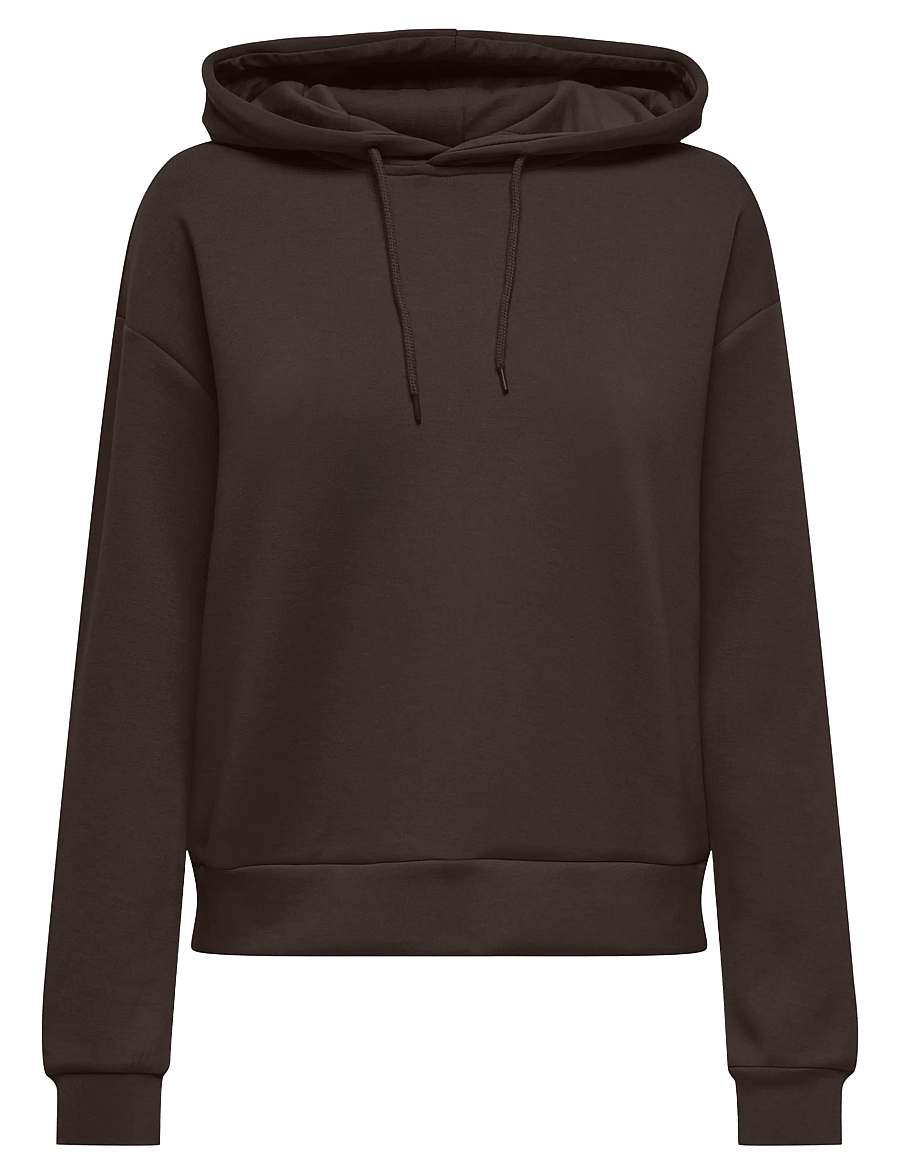 Only Play - ONPLOUNGE HOOD LS SWT NOOS - sweatshirts - chocolate torte - 1