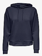 ONPLOUNGE LIFE HOOD LS SWT NOOS - MARITIME BLUE