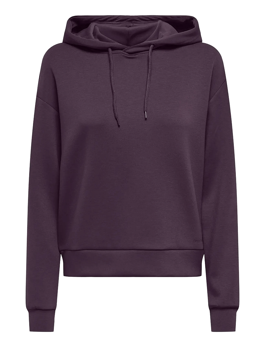 Only Play - ONPLOUNGE HOOD LS SWT NOOS - sweatshirts - plum perfect - 1