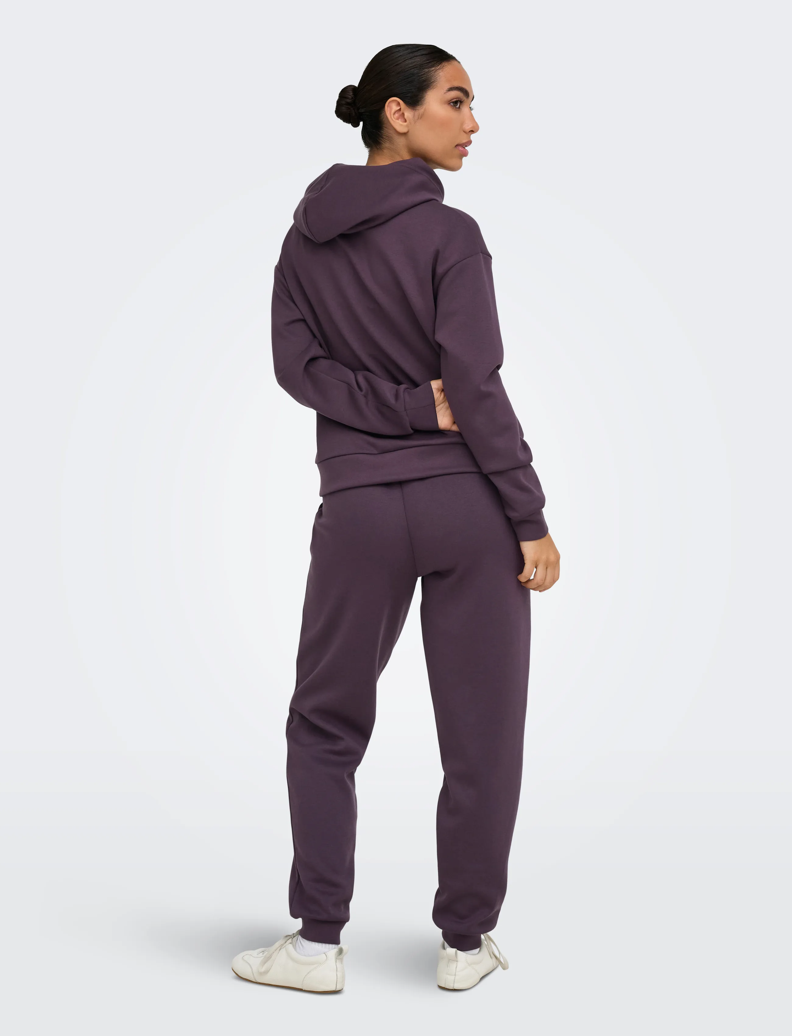 Only Play - ONPLOUNGE HOOD LS SWT NOOS - tops - plum perfect - 3