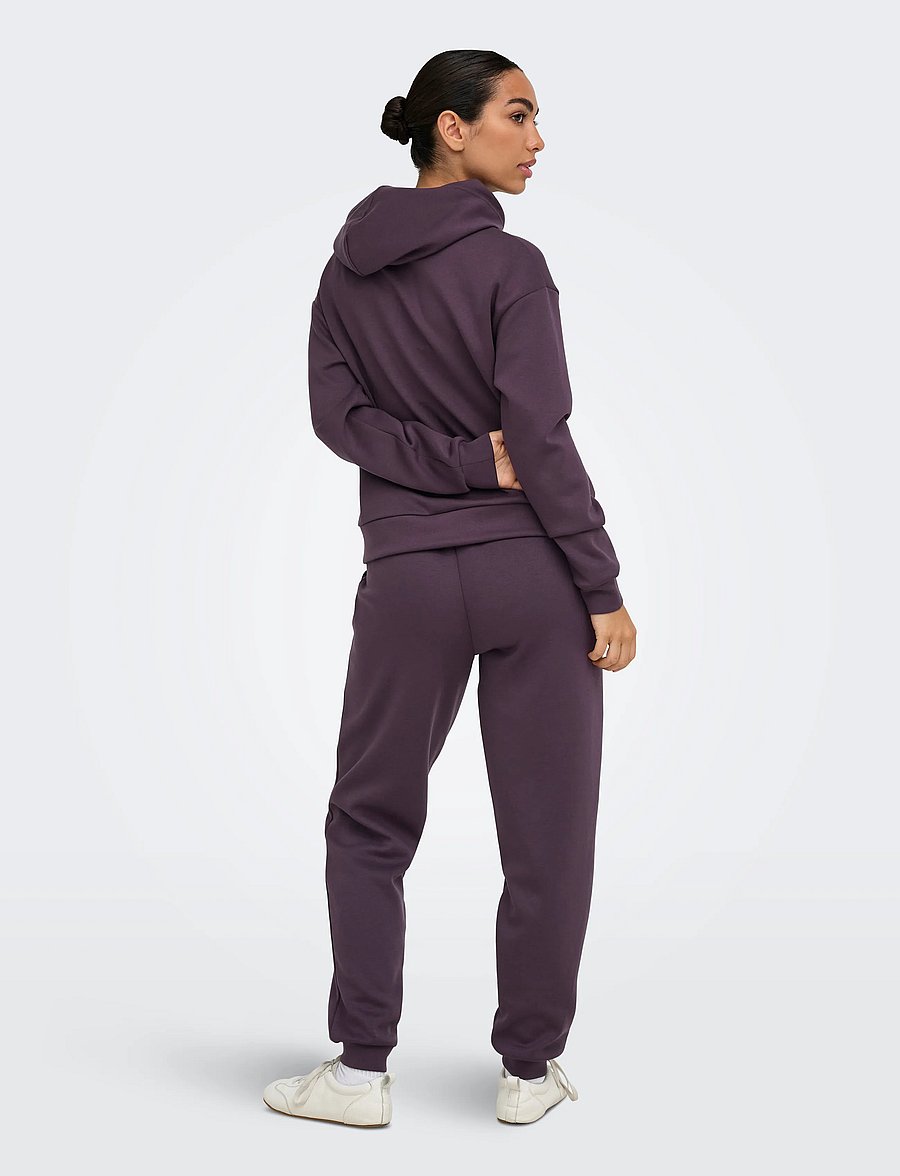 Only Play - ONPLOUNGE HOOD LS SWT NOOS - sweatshirts - plum perfect - 3