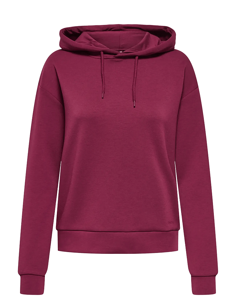 Only Play - ONPLOUNGE HOOD LS SWT NOOS - dressipluusid ja pusad - rhododendron - 1