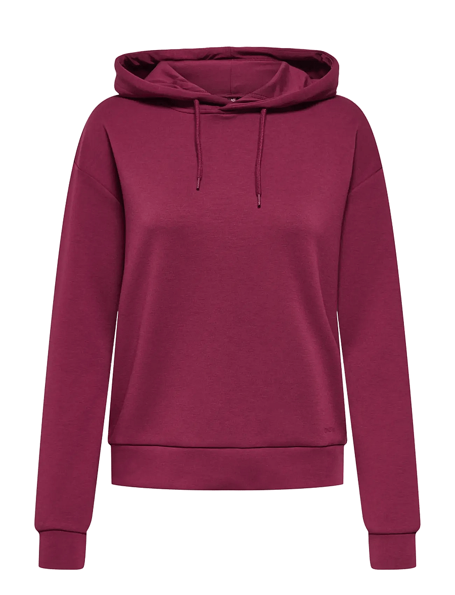 Only Play - ONPLOUNGE HOOD LS SWT NOOS - huvtröjor - rhododendron - 1