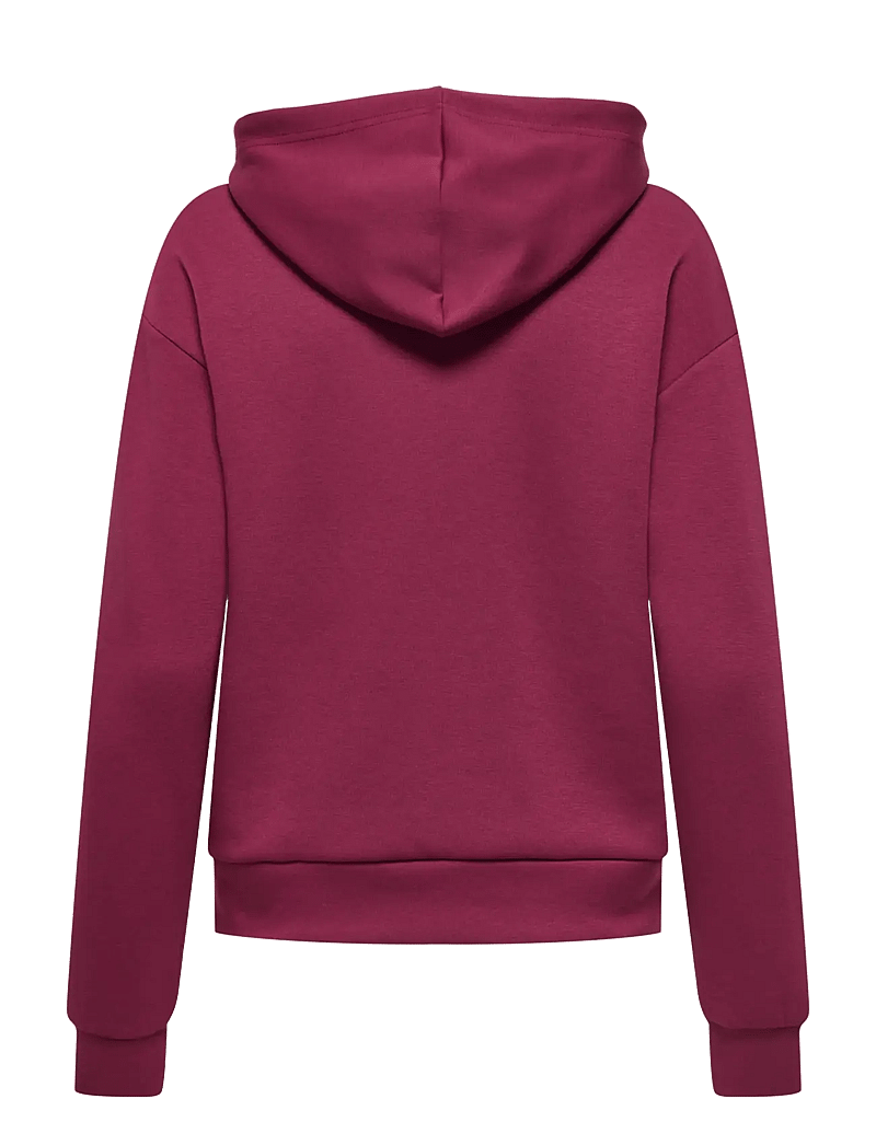 Only Play - ONPLOUNGE HOOD LS SWT NOOS - dressipluusid ja pusad - rhododendron - 2
