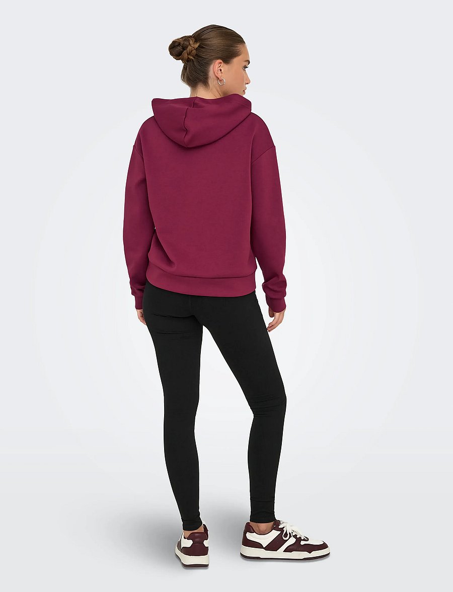 Only Play - ONPLOUNGE HOOD LS SWT NOOS - huvtröjor - rhododendron - 3