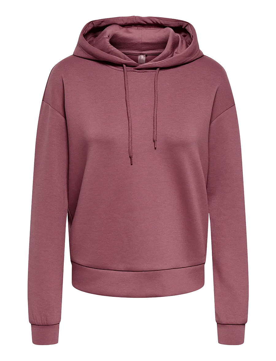 Only Play - ONPLOUNGE HOOD LS SWT NOOS - overdele - rose brown - 1