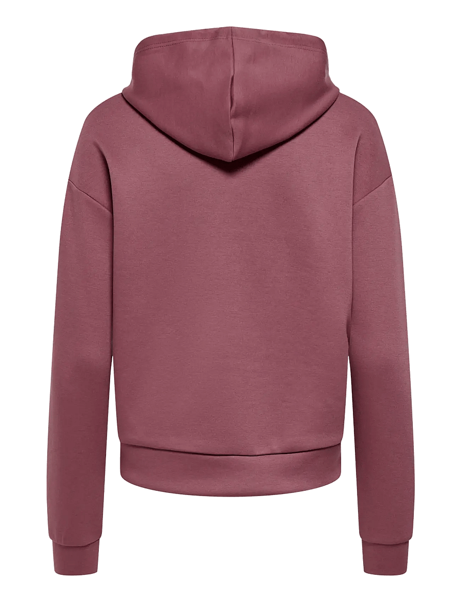 Only Play - ONPLOUNGE HOOD LS SWT NOOS - overdele - rose brown - 2