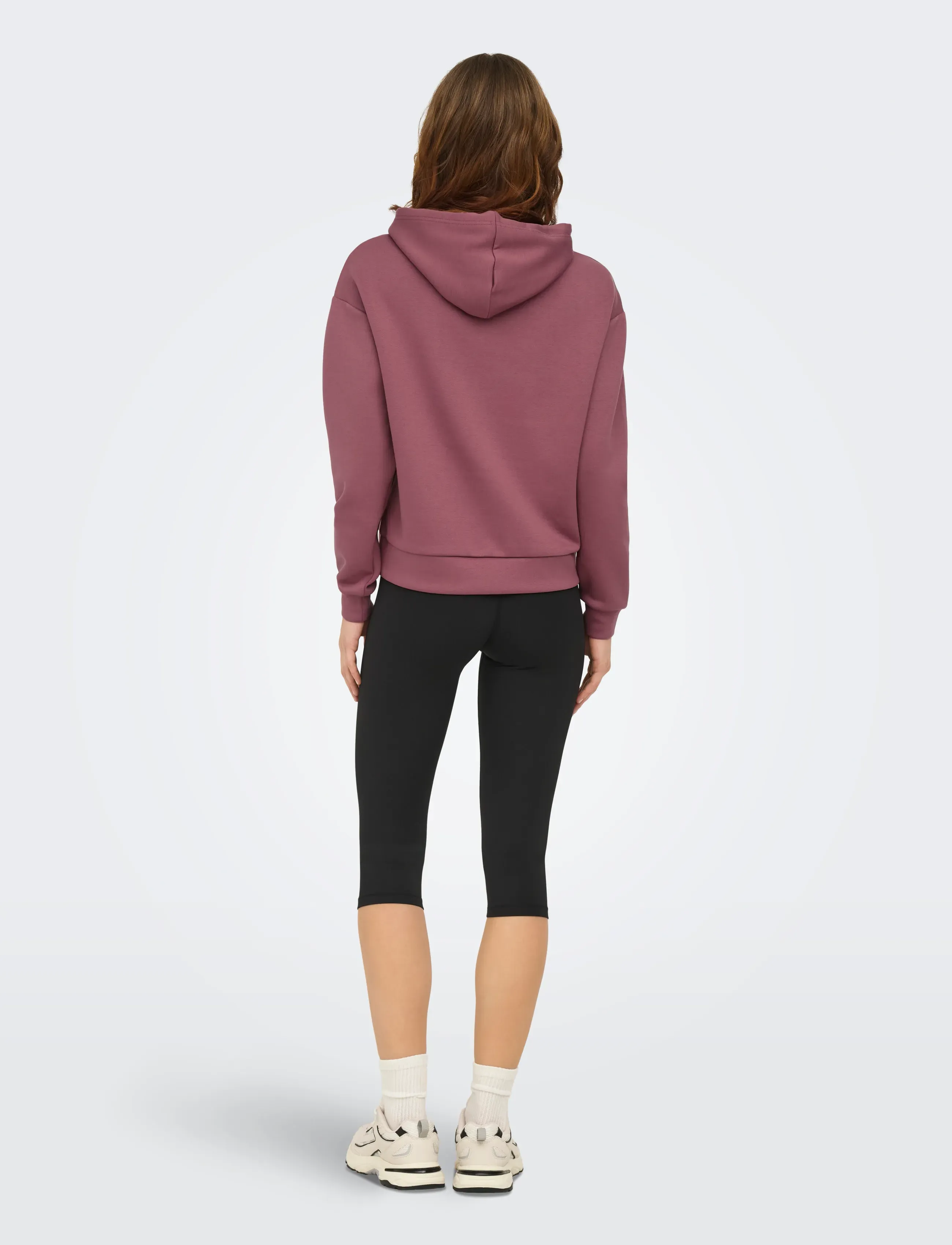 Only Play - ONPLOUNGE HOOD LS SWT NOOS - overdele - rose brown - 3