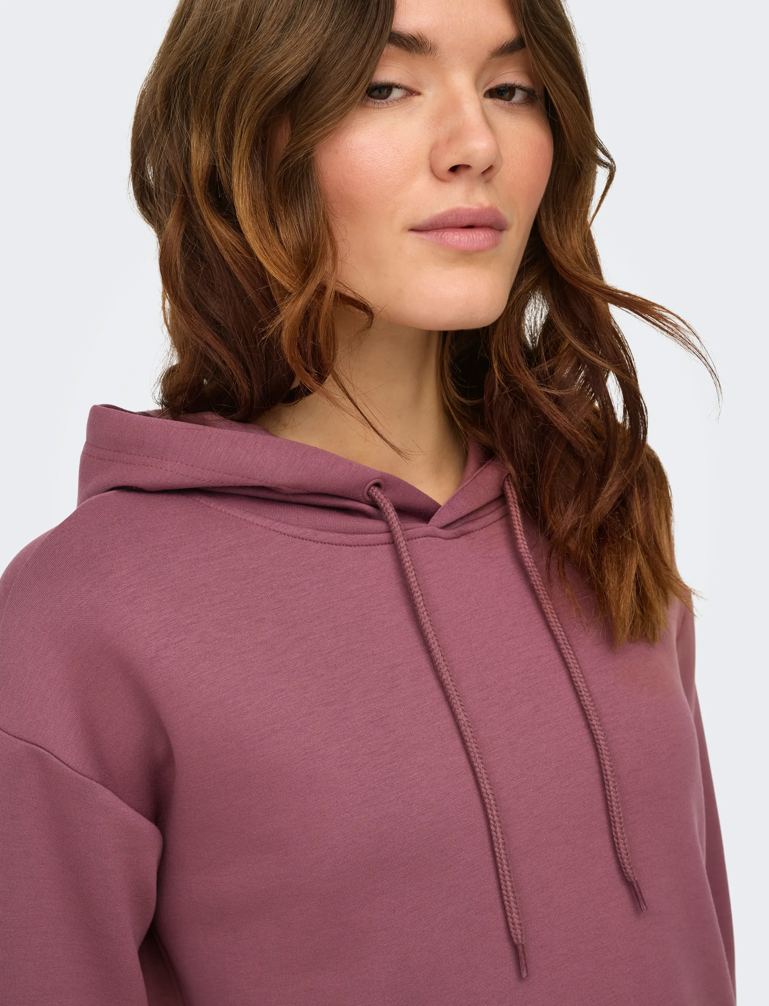 Only Play - ONPLOUNGE HOOD LS SWT NOOS - overdele - rose brown - 5