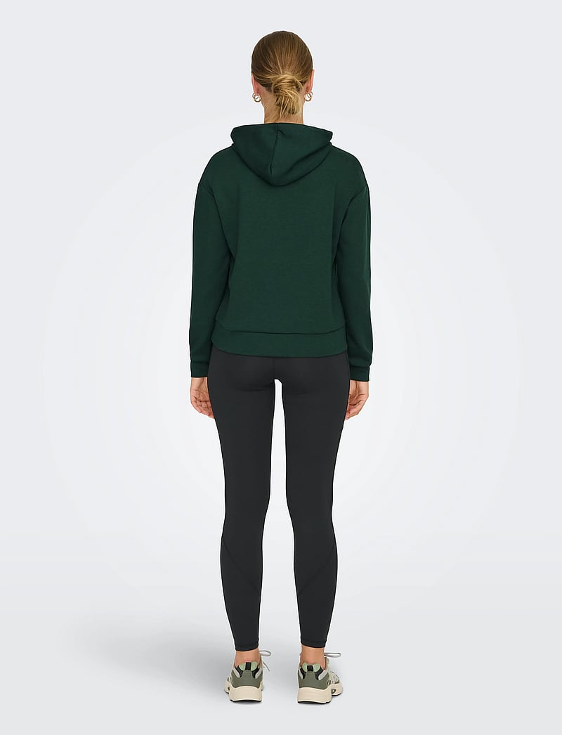 Only Play - ONPLOUNGE LIFE HOOD LS SWT NOOS - huvtröjor - scarab - 3