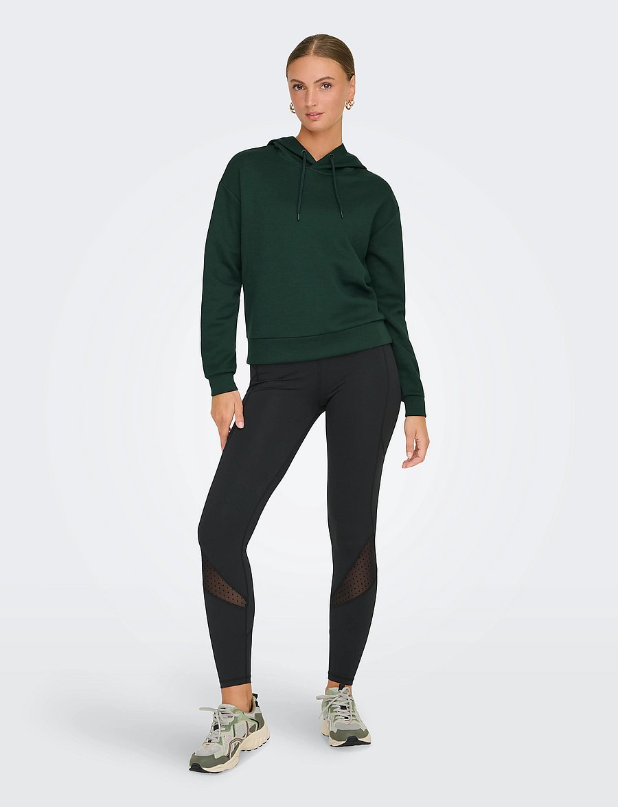 Only Play - ONPLOUNGE HOOD LS SWT NOOS - oberteile - scarab - 4