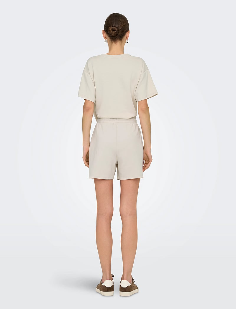 Only Play - ONPLOUNGE LIFE HW SWT SHORTS - pumice stone - 3