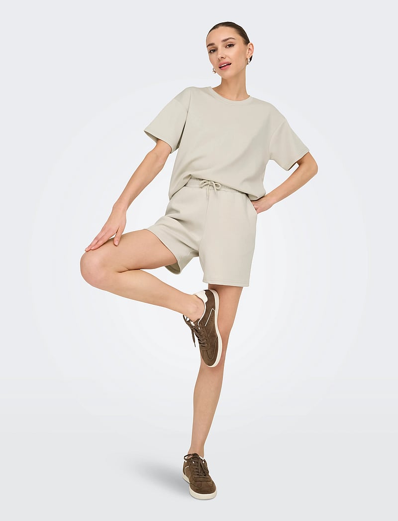 Only Play - ONPLOUNGE LIFE HW SWT SHORTS - pumice stone - 5