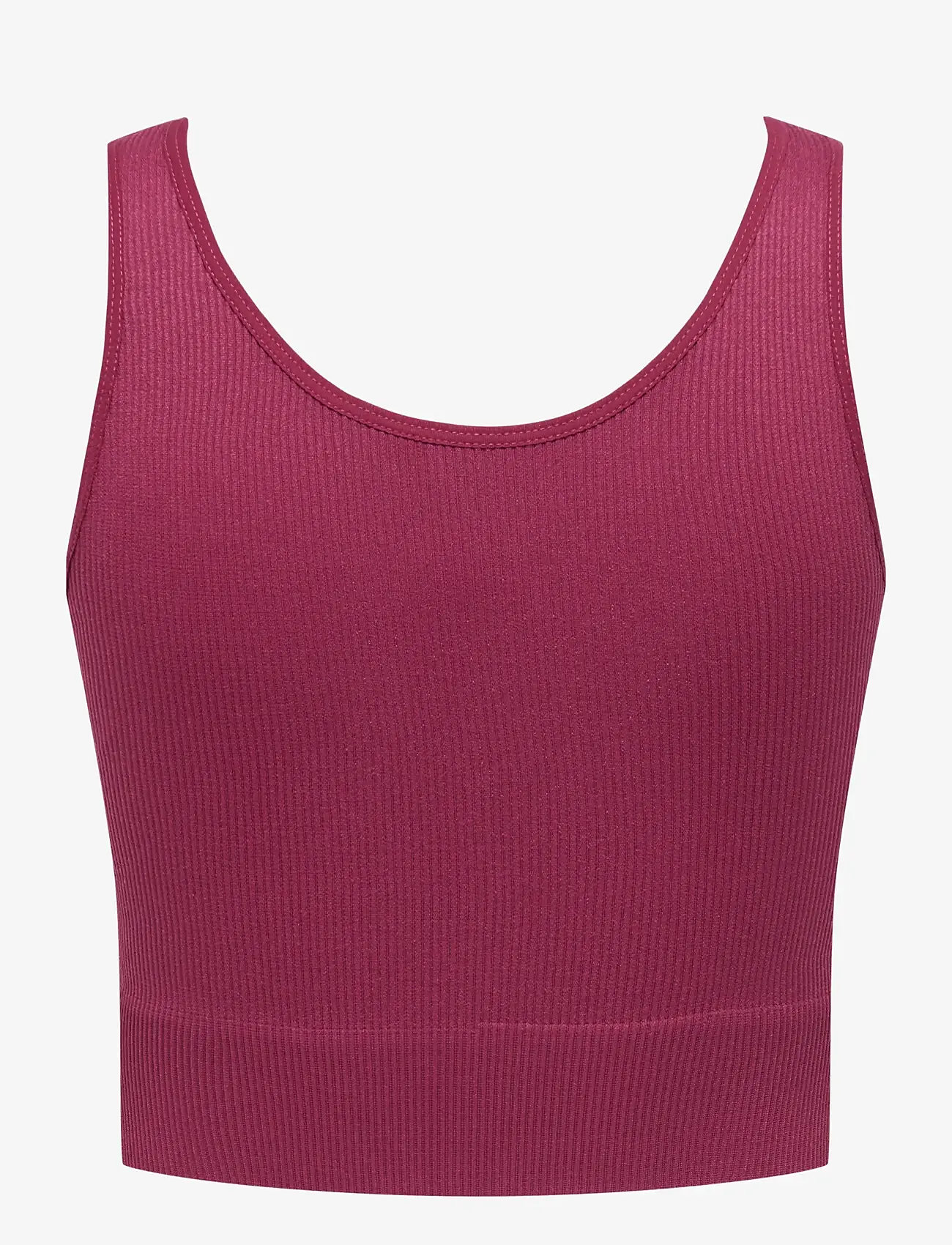 Only Play - ONPJAIA UN SL SEAM SHORT TOP NOOS - crop-tops - beaujolais - 2