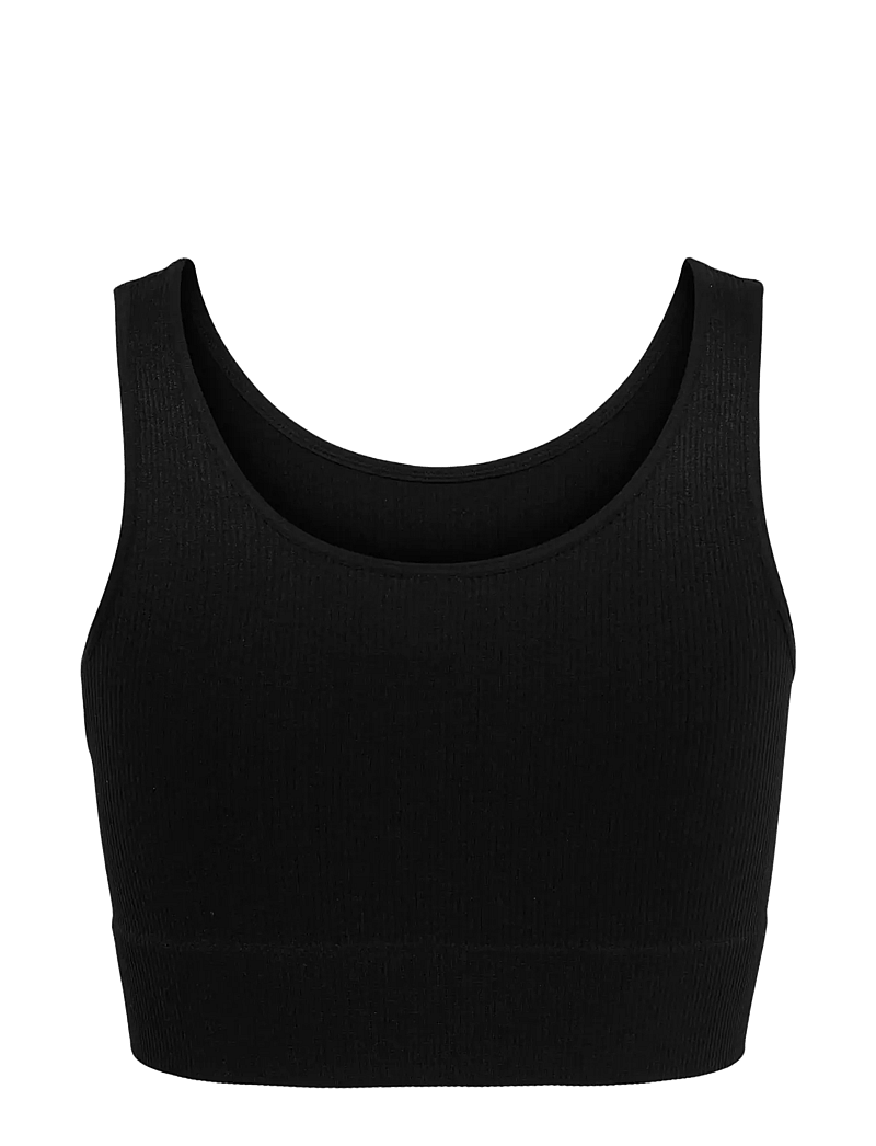 Only Play - ONPJAIA LIFE UN SL SEAM SHORT TOP - linnen - black - 2