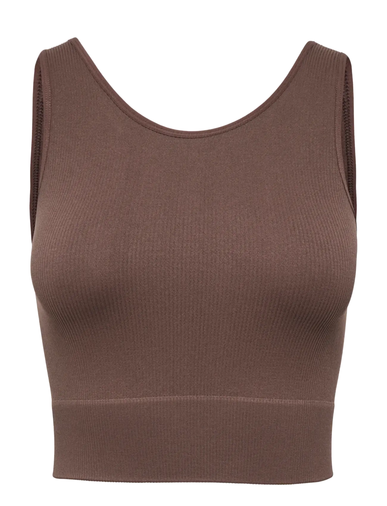 Only Play ONPJAIA UN SL SEAM SHORT TOP NOOS - Tøj - CHOCOLATE MARTINI / brown