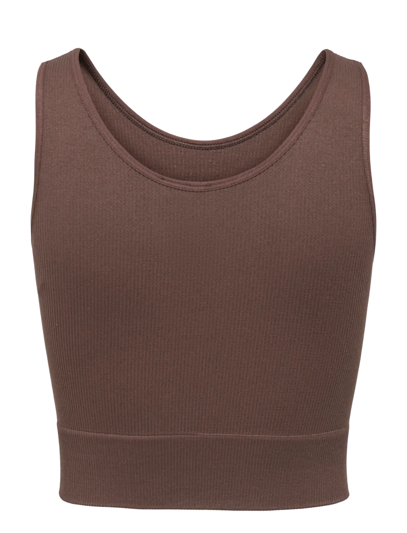 Only Play - ONPJAIA UN SL SEAM SHORT TOP NOOS - tanktops - chocolate martini - 2