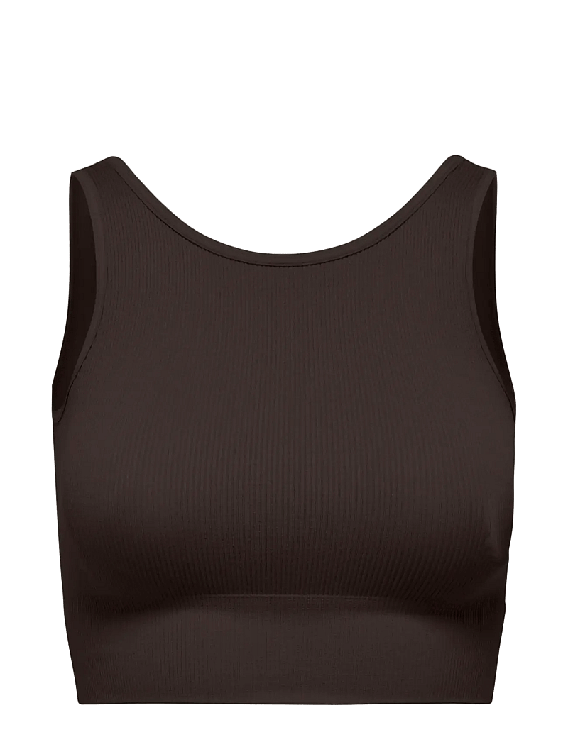 Only Play - ONPJAIA LIFE UN SL SEAM SHORT TOP NOOS - linnen - chocolate torte - 1