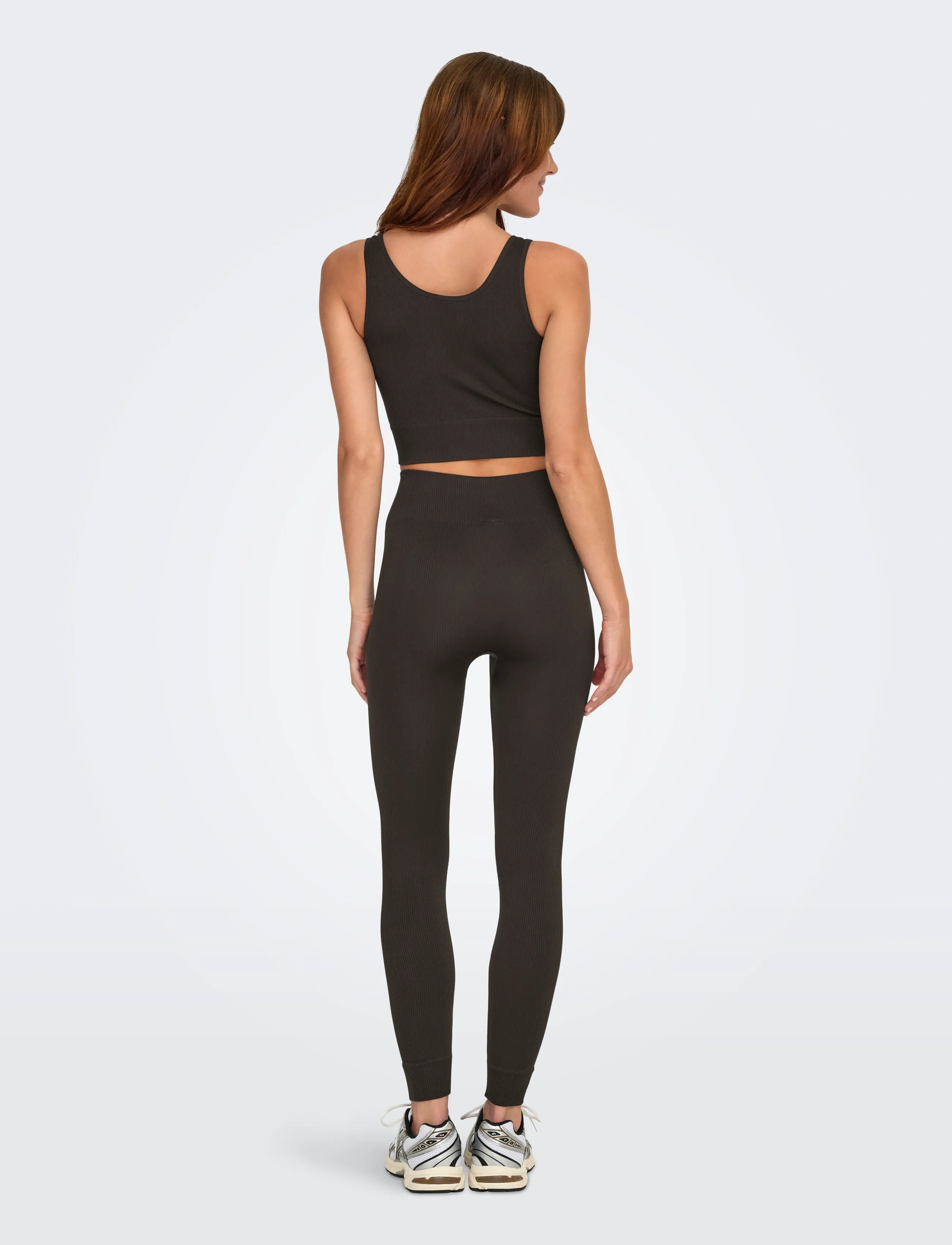 Only Play - ONPJAIA UN SL SEAM SHORT TOP NOOS - tanktops - chocolate torte - 4