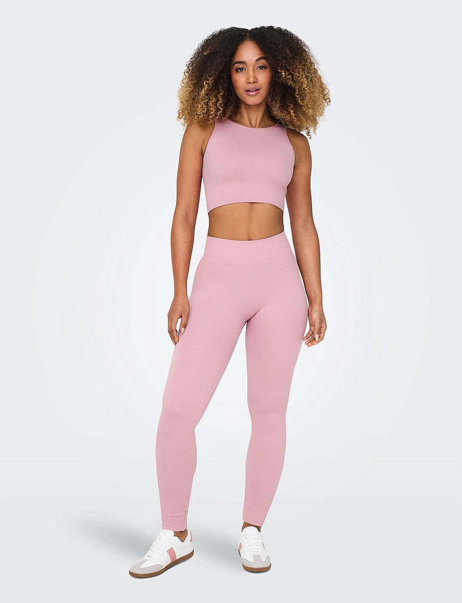 Only Play - ONPJAIA UN SL SEAM SHORT TOP NOOS - crop-tops - lilas - 4