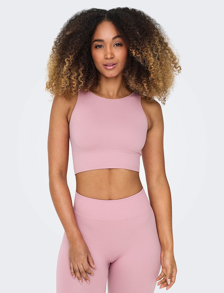Only Play - ONPJAIA UN SL SEAM SHORT TOP NOOS - crop-tops - lilas - 5