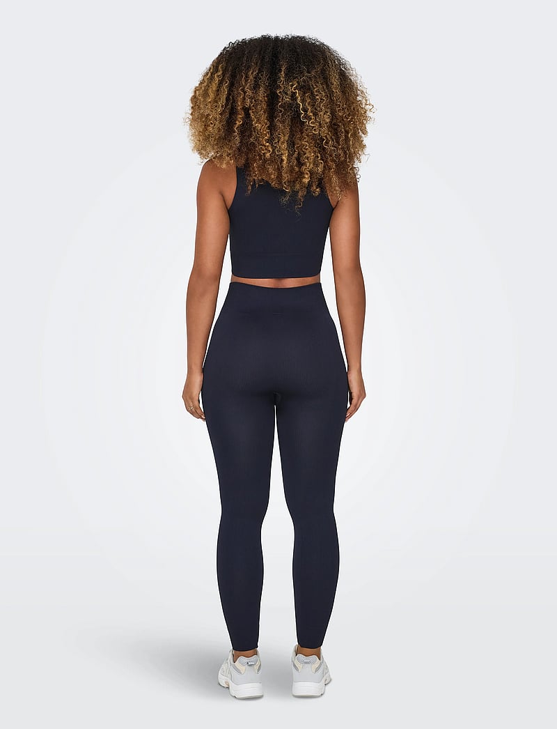 Only Play - ONPJAIA UN SL SEAM SHORT TOP NOOS - Õlapaeltega pluusid - night sky - 3