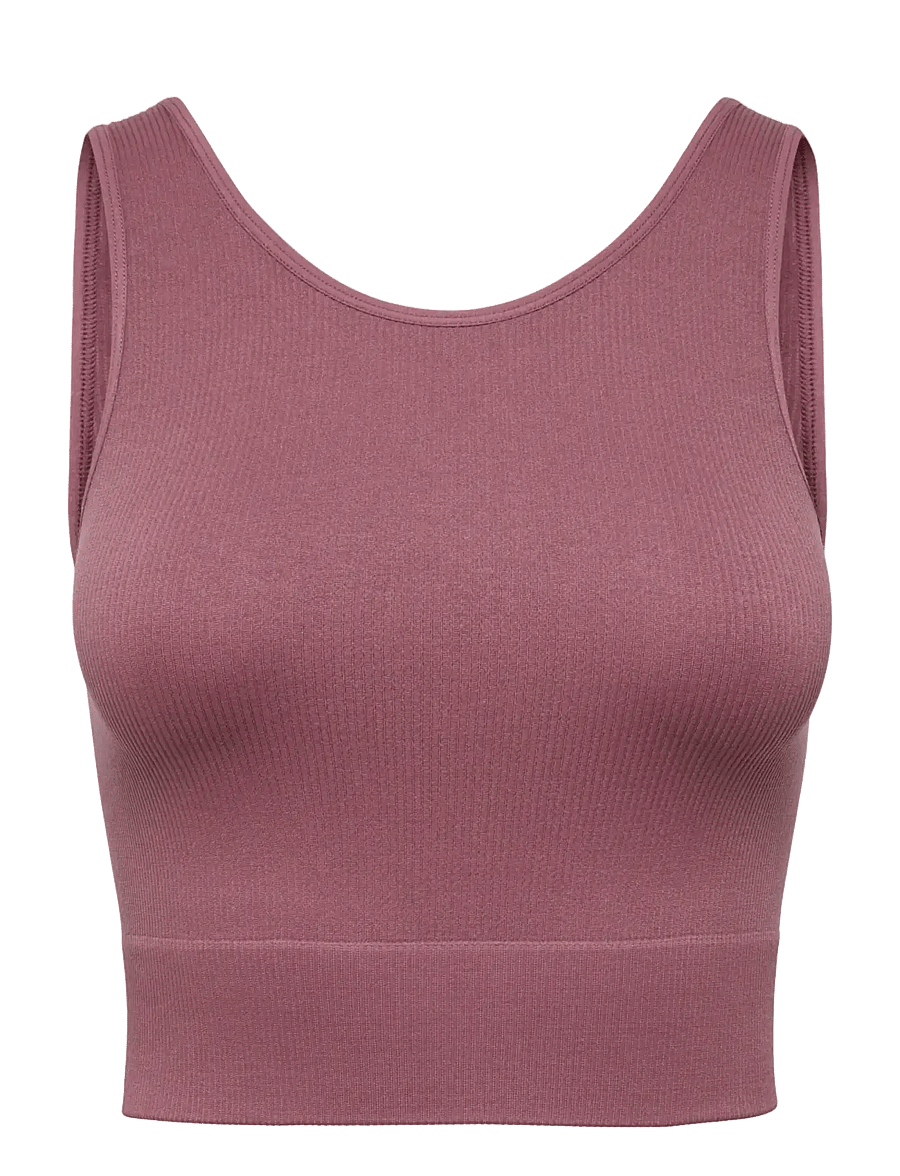 Only Play - ONPJAIA UN SL SEAM SHORT TOP NOOS - tanktops - rose brown - 1