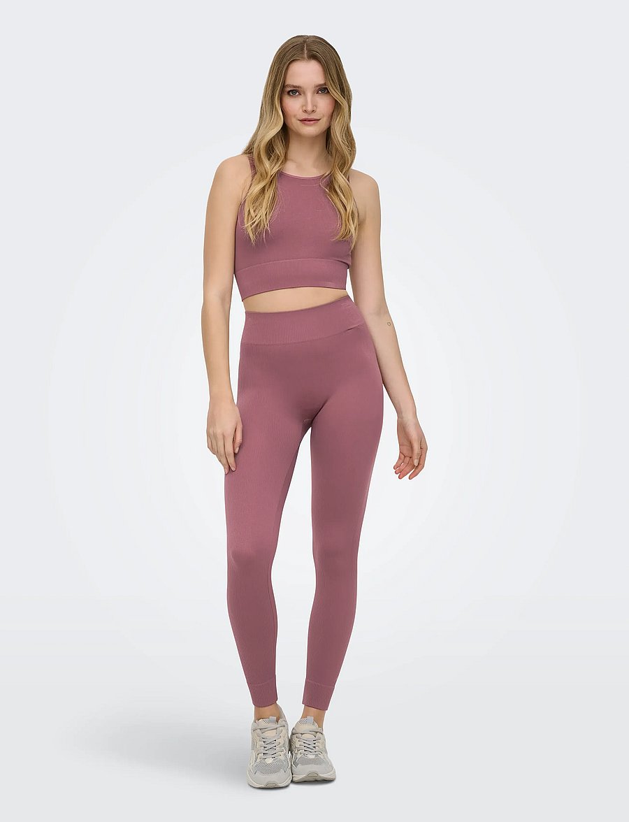 Only Play - ONPJAIA UN SL SEAM SHORT TOP NOOS - tanktops - rose brown - 4
