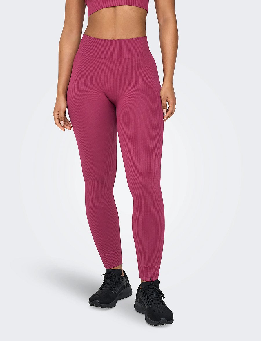Only Play - ONPJAIA HW SEAM TIGHTS NOOS - træningstights - beaujolais - 0