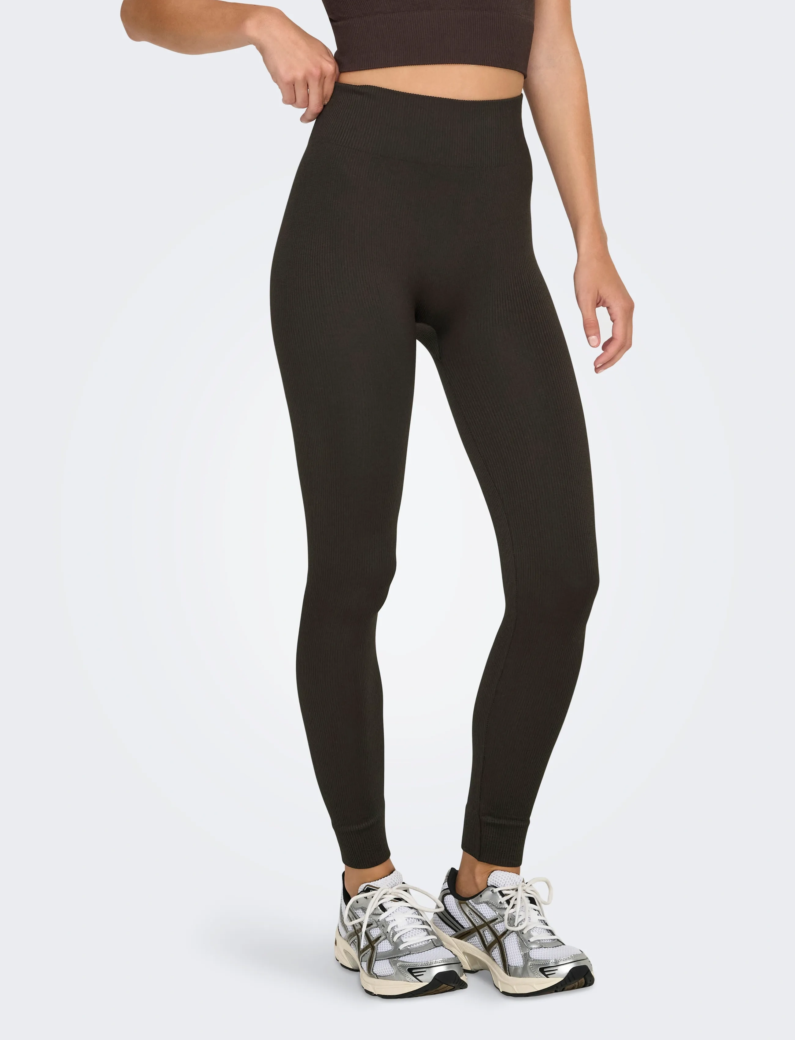Only Play - ONPJAIA HW SEAM TIGHTS NOOS - træningstights - chocolate torte - 3