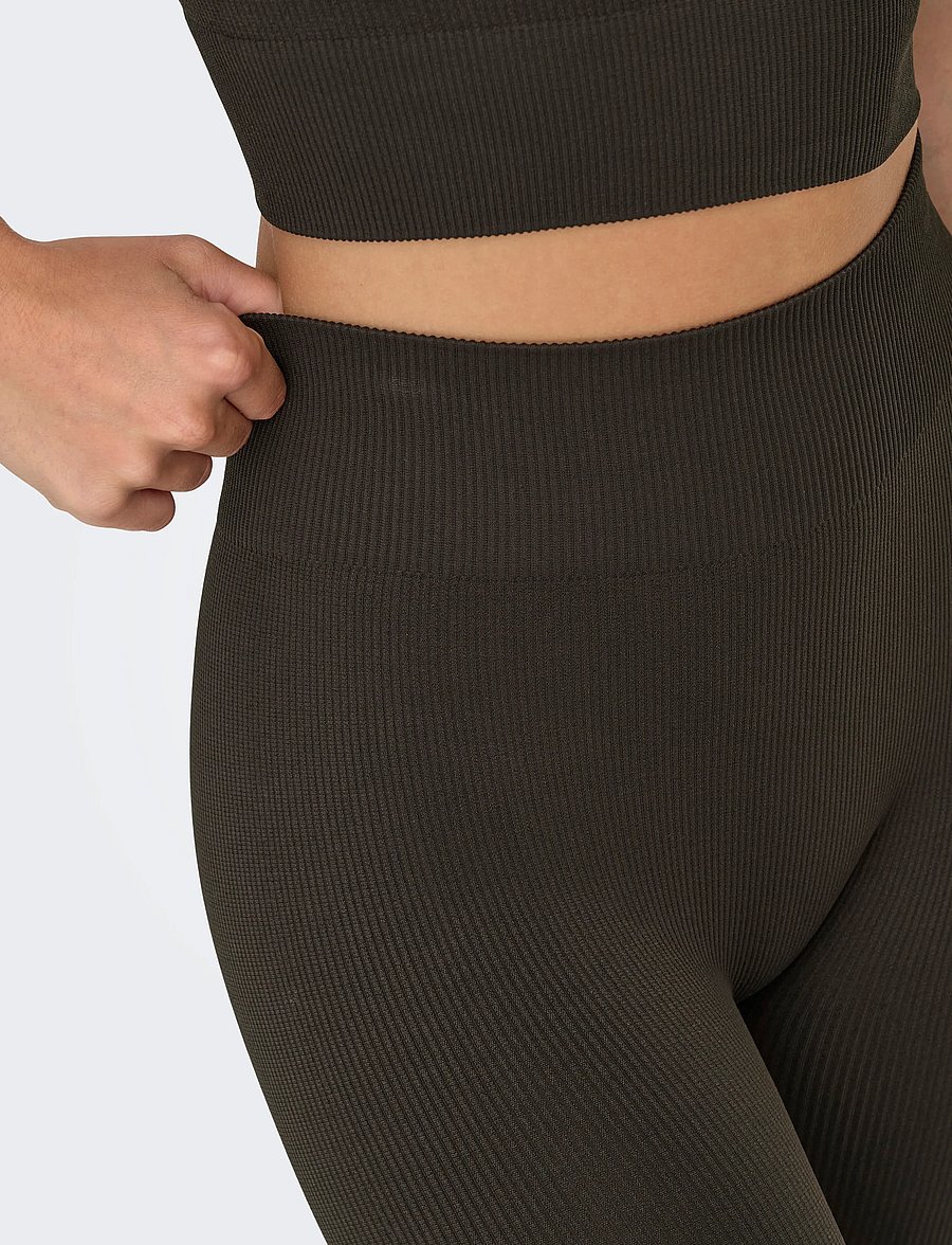 Only Play - ONPJAIA HW SEAM TIGHTS NOOS - træningstights - chocolate torte - 5