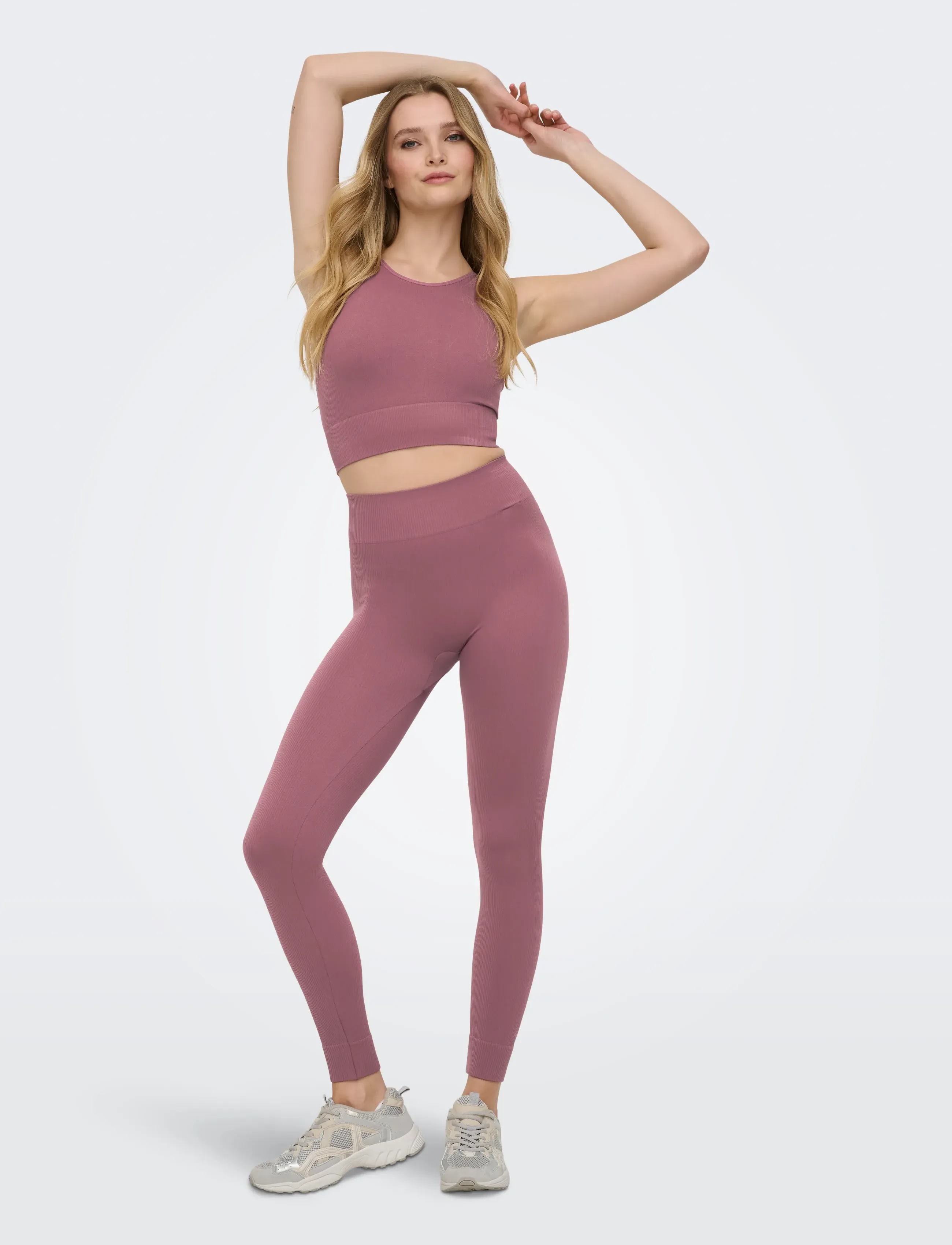 Only Play - ONPJAIA HW SEAM TIGHTS NOOS - træningstights - rose brown - 4