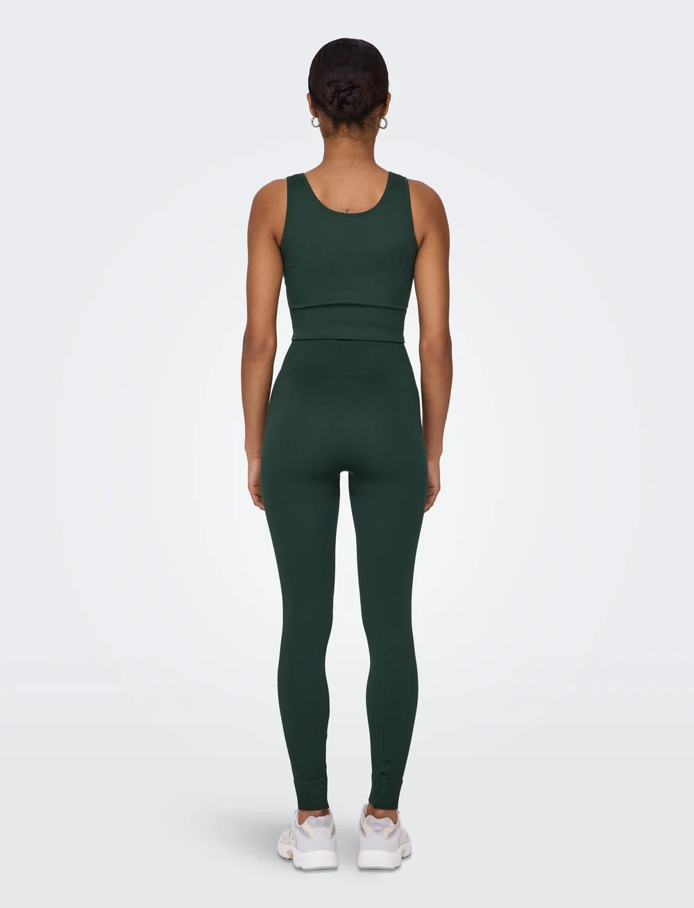 Only Play - ONPJAIA LIFE HW SEAM TIGHTS NOOS - Õmblusteta retuusid - scarab - 3