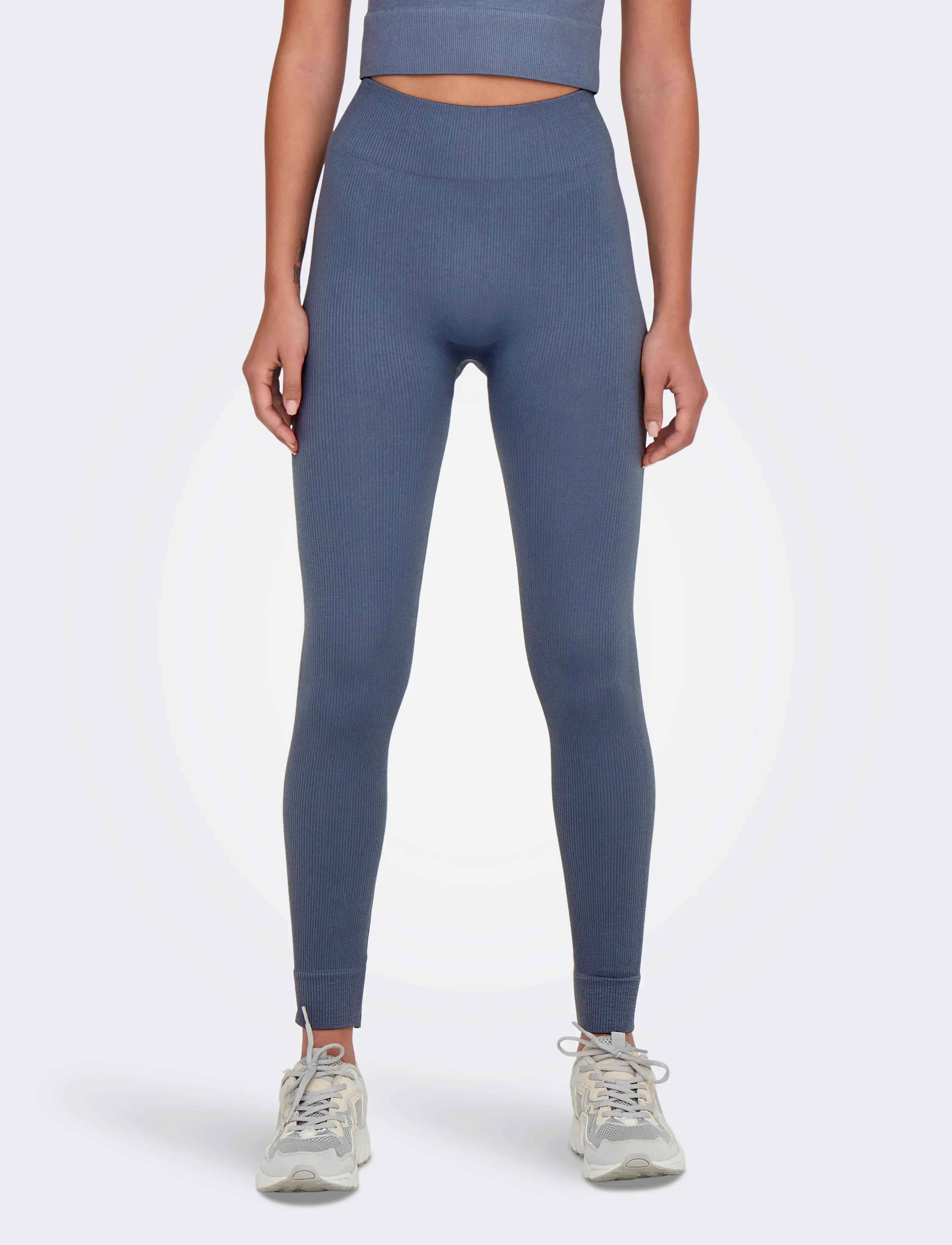 Only Play - ONPJAIA HW SEAM TIGHTS NOOS - træningstights - vintage indigo - 0